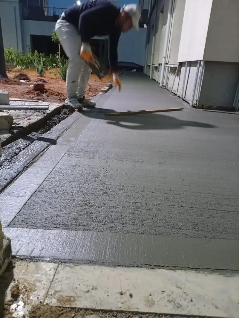 Saha ve Fabrika Betonu uygulaması
