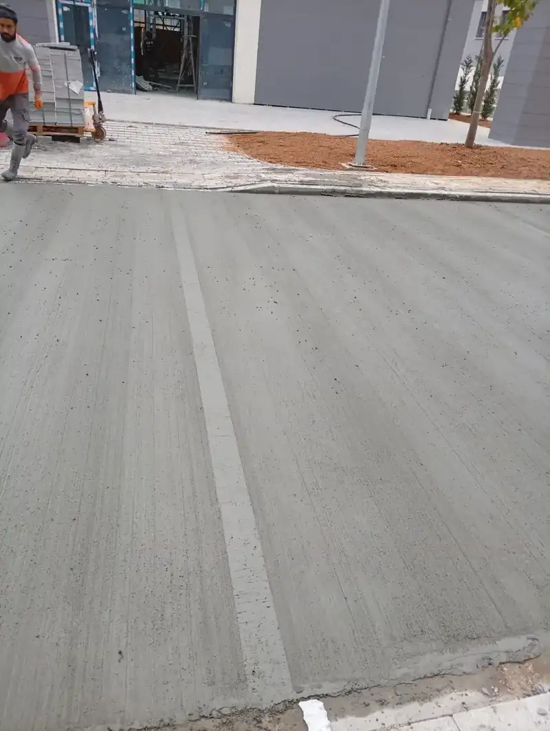 Helikopterli Beton uygulaması