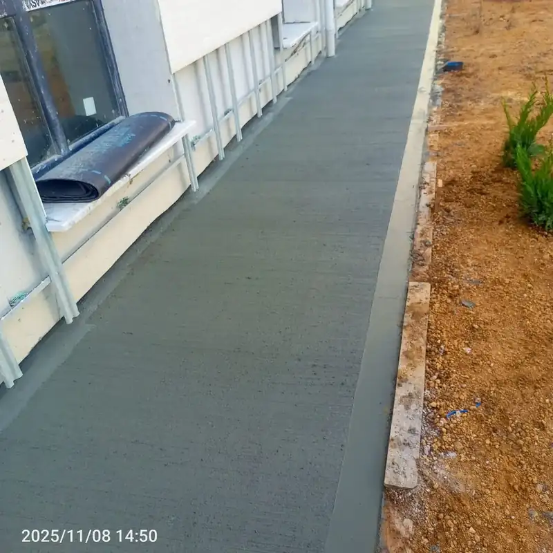 Renkli Beton uygulaması